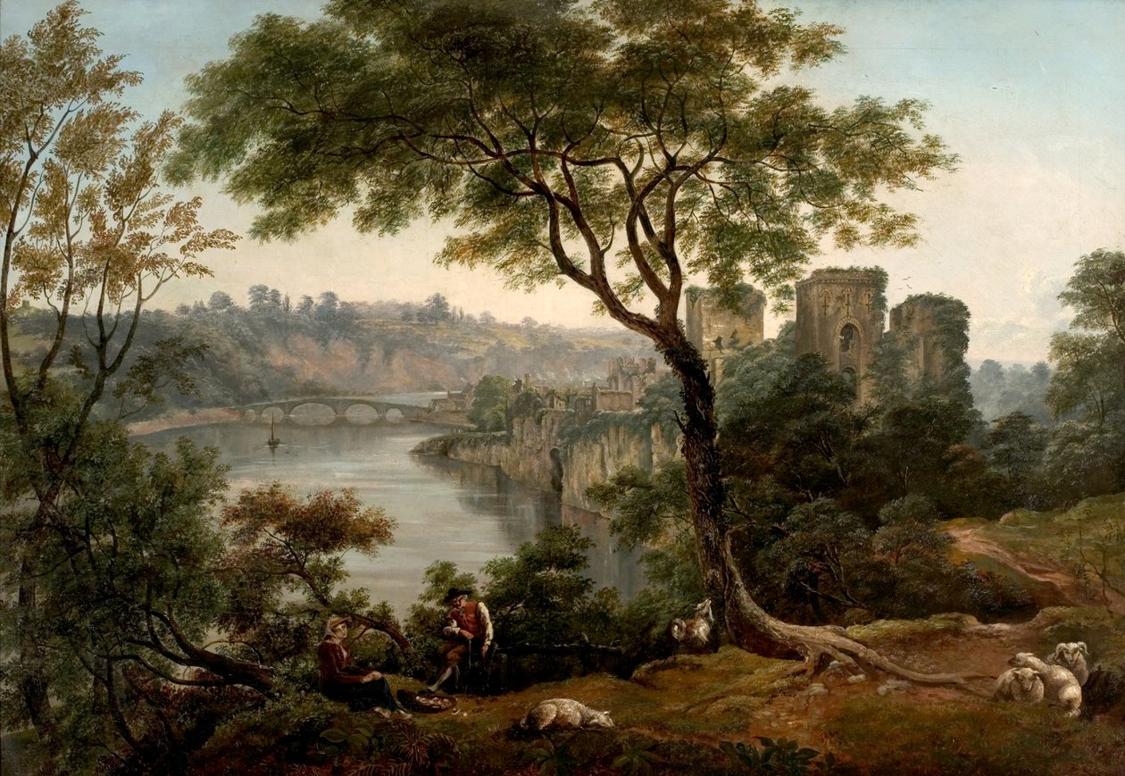 Chepstow Castle, Monmouthshire door John Glover