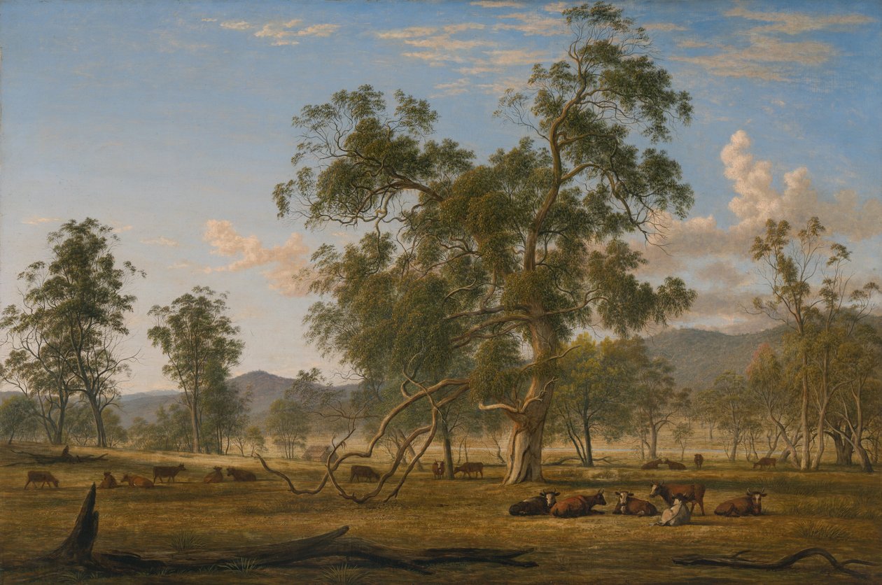 Patterdale landschap met vee door John Glover