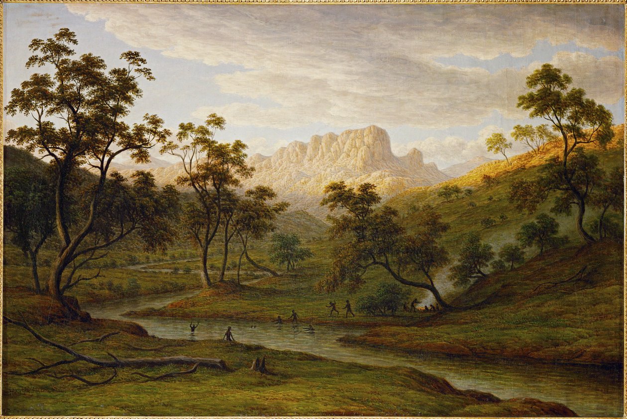 Zonsondergang in Ben Lomond, Tasmanië ... door John Glover
