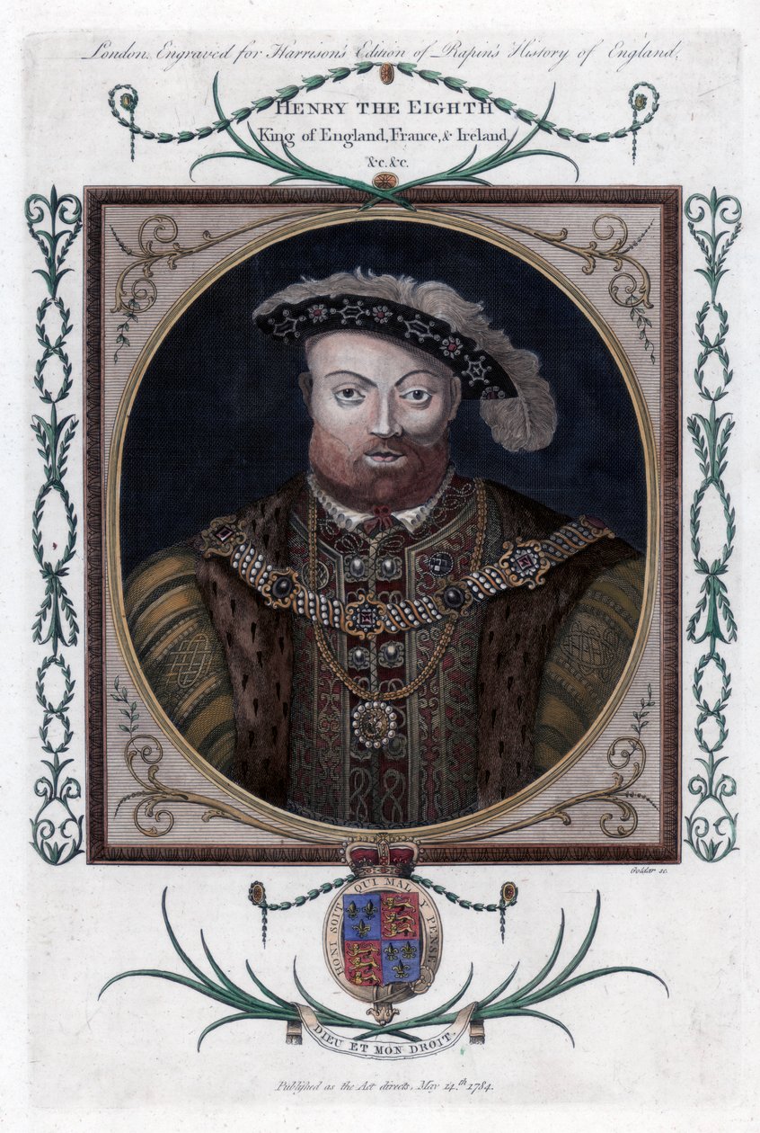 Hendrik VIII van Engeland, 1784 door John Goldar