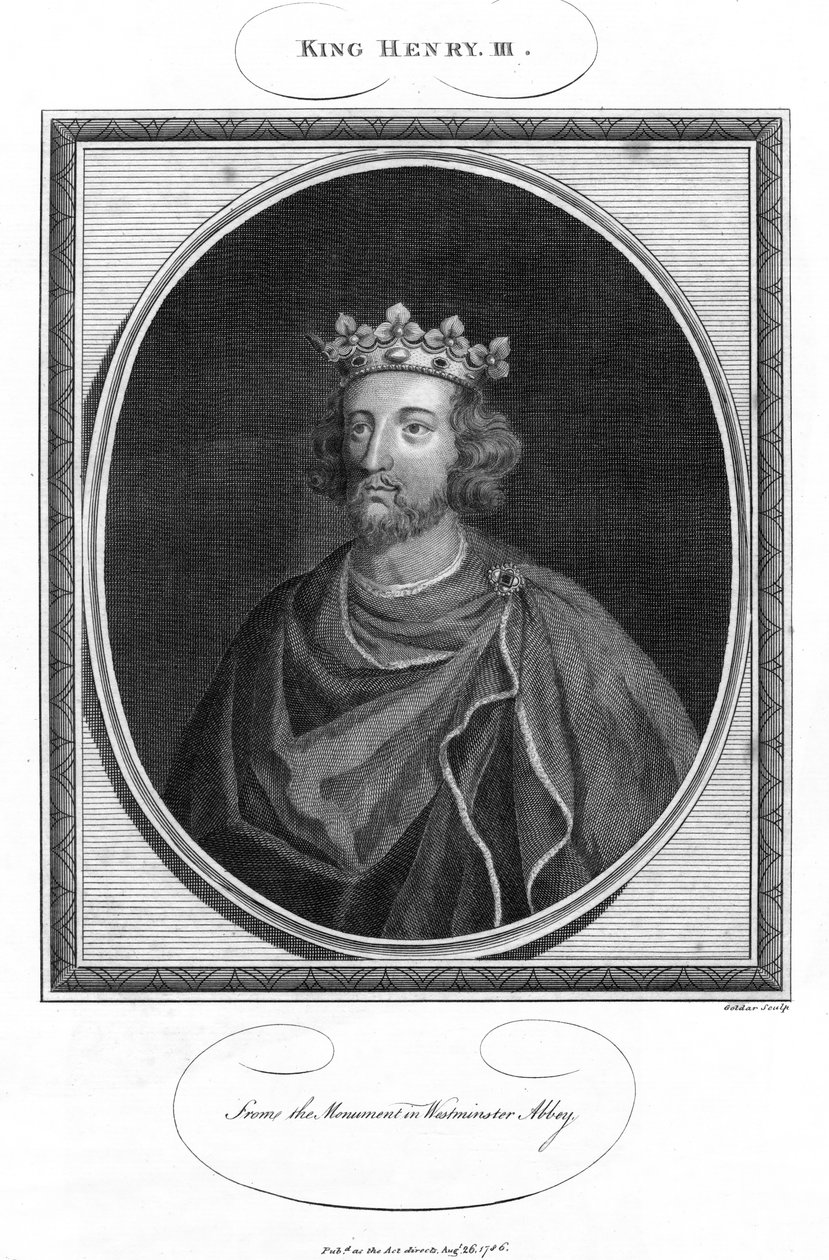 Koning Hendrik III, 1786 door John Goldar