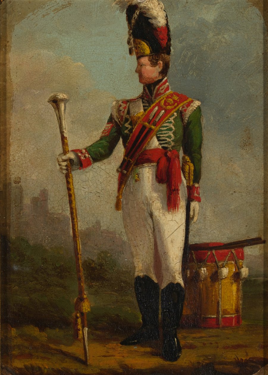 Tamboer-majoor John Goodger door John Goodger