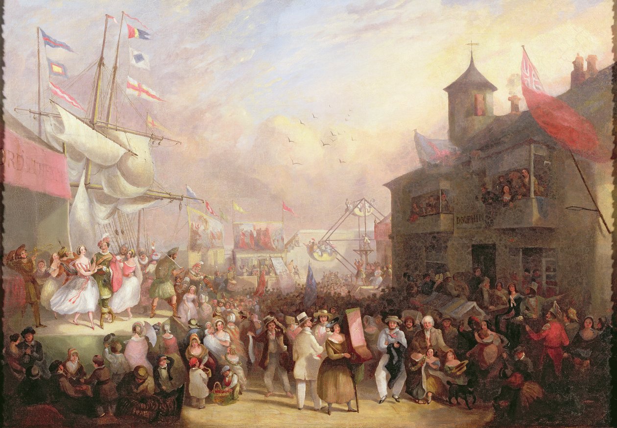 Kade Kermis, 1850 door John Grenfell Moyle