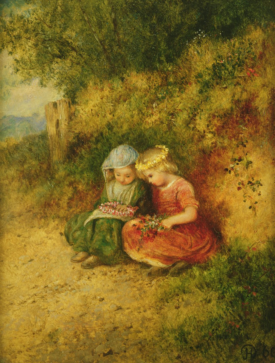 Kinderen in het Bos, 1860 door John H. Dell