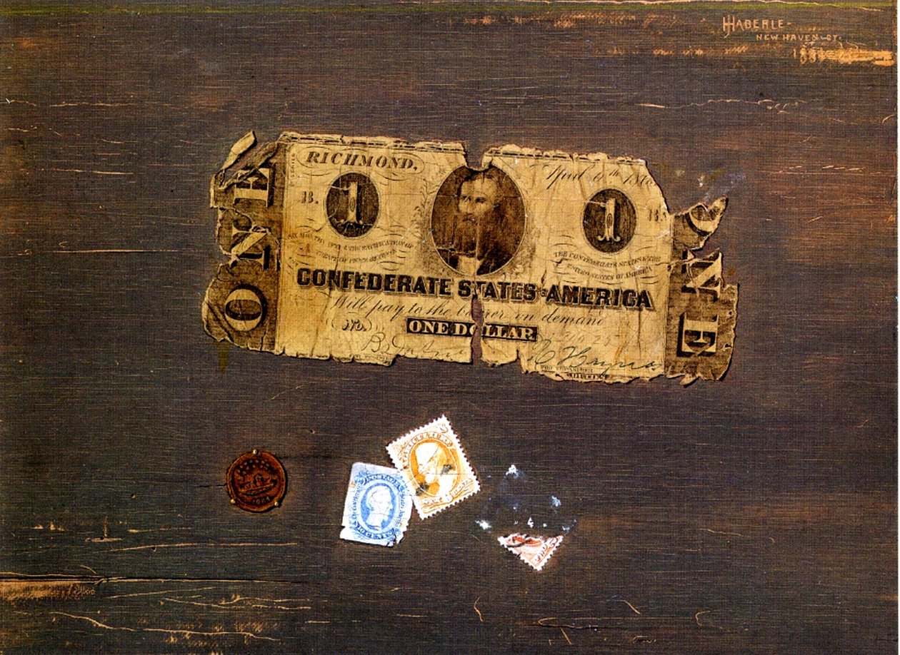 Een Geconfedereerde Nota, 1886-87 door John Haberle