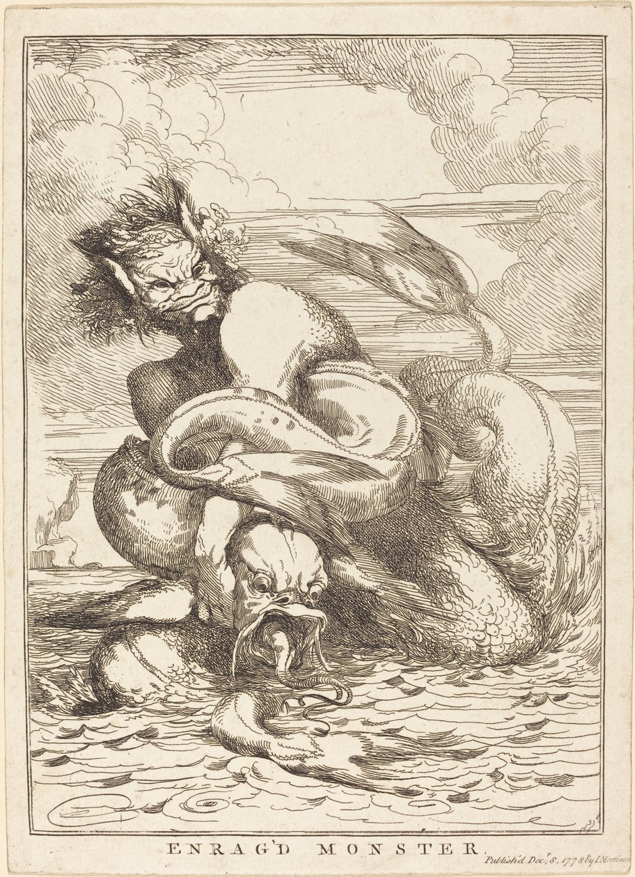 Woedend monster door John Hamilton Mortimer