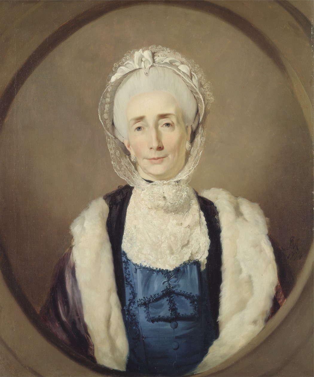 Mevrouw Lushington door John Hamilton Mortimer