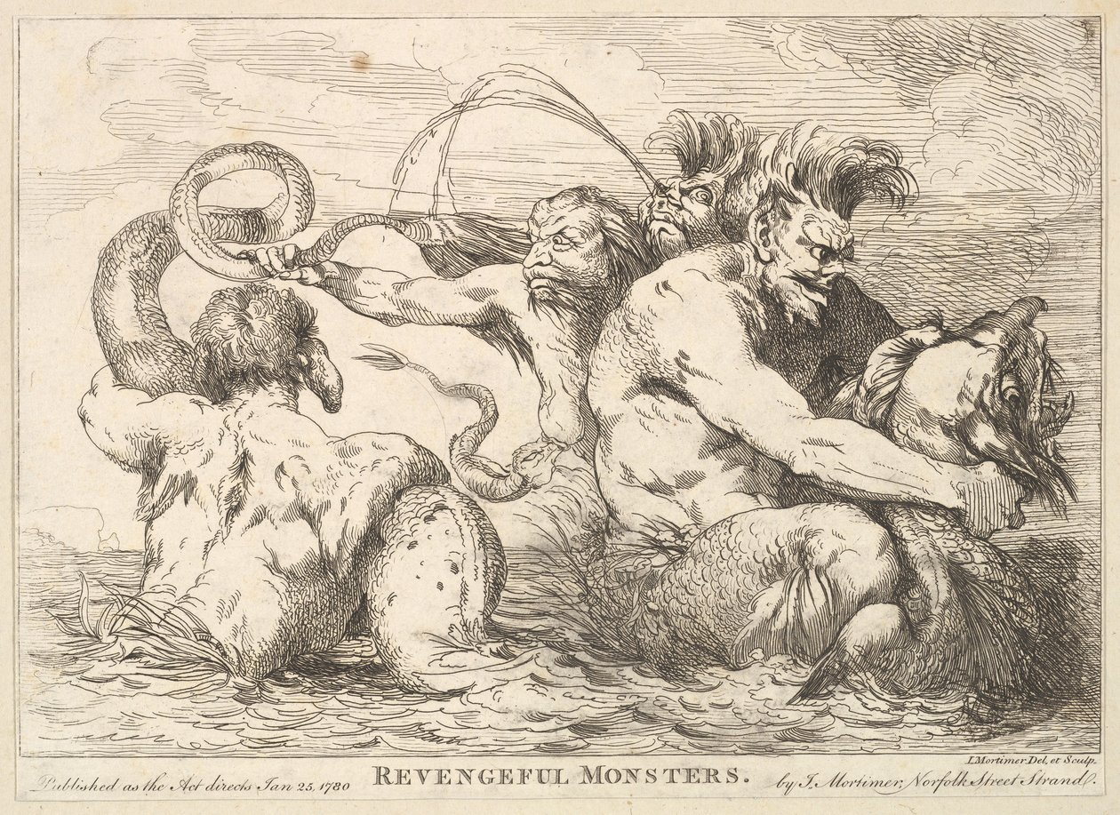 Wraakzuchtige monsters door John Hamilton Mortimer