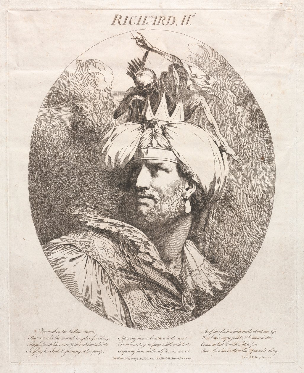 Richard II, 1775 door John Hamilton Mortimer