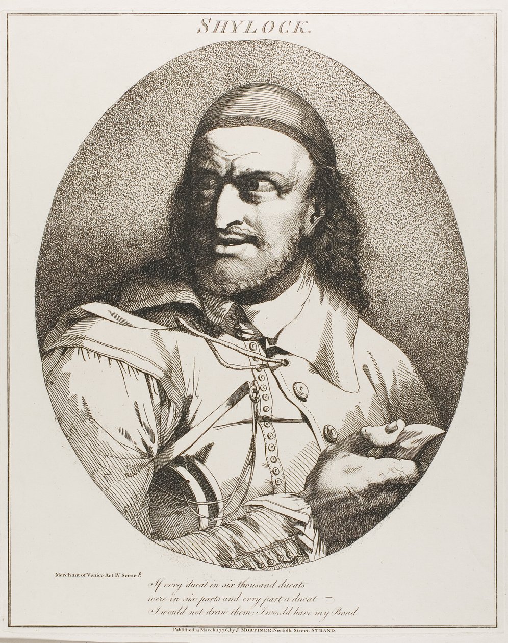 Shylock door John Hamilton Mortimer