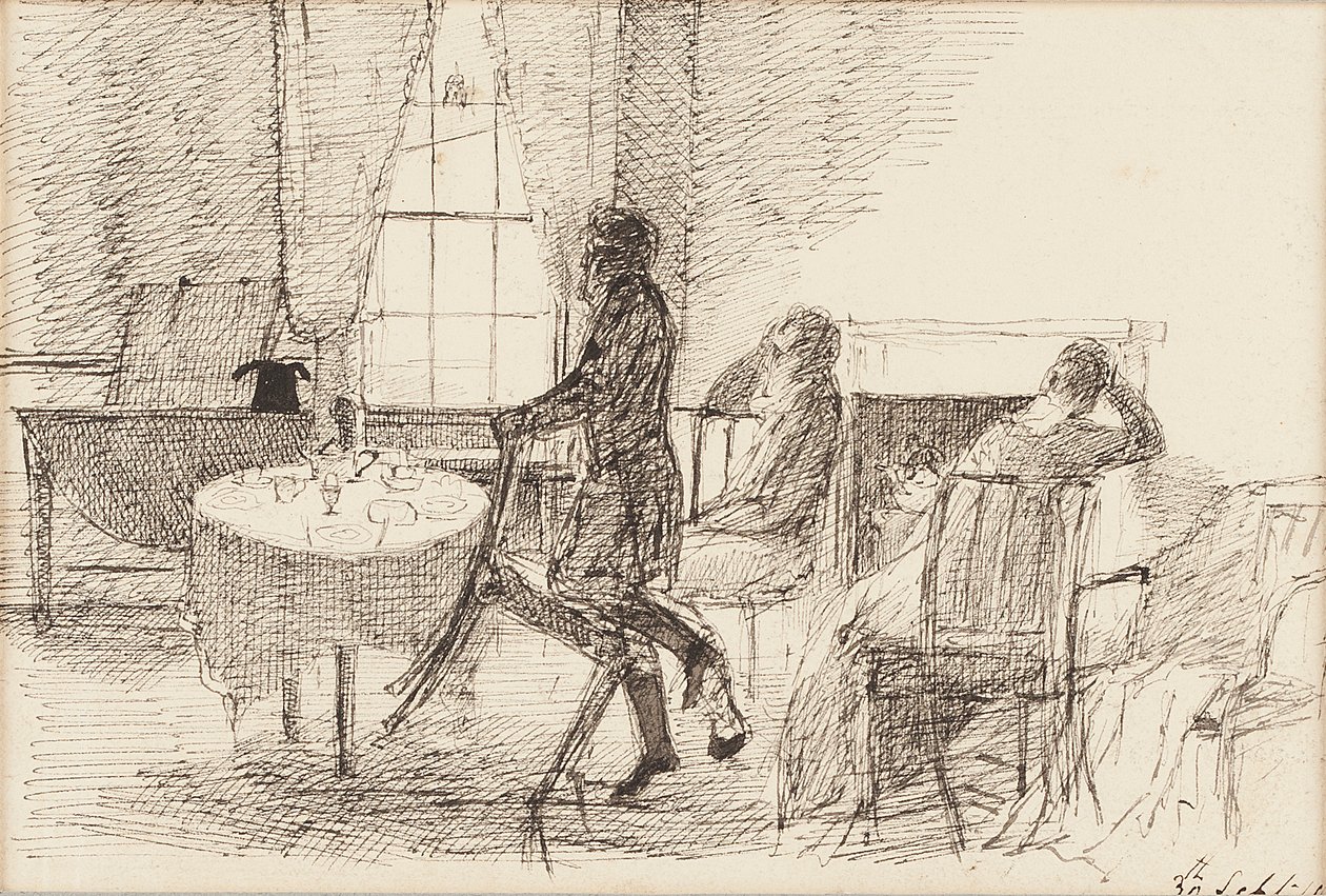 Ontbijttafel, 1810 door John Harden