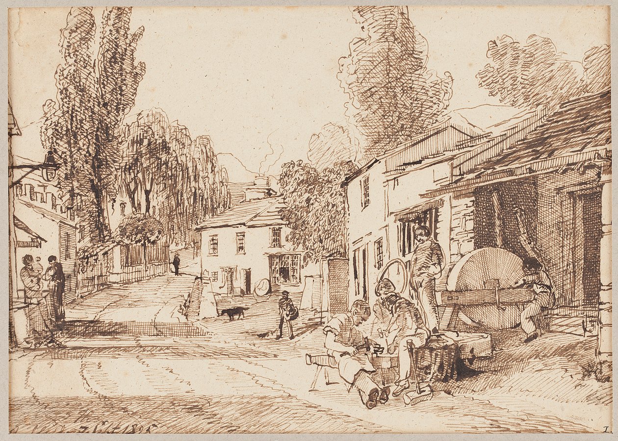 Marktplaats, 1825 door John Harden