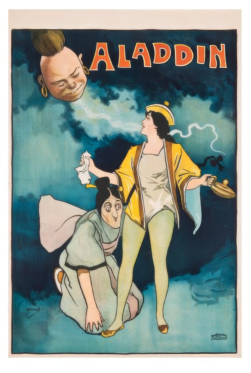 Aladdin door John Hassall