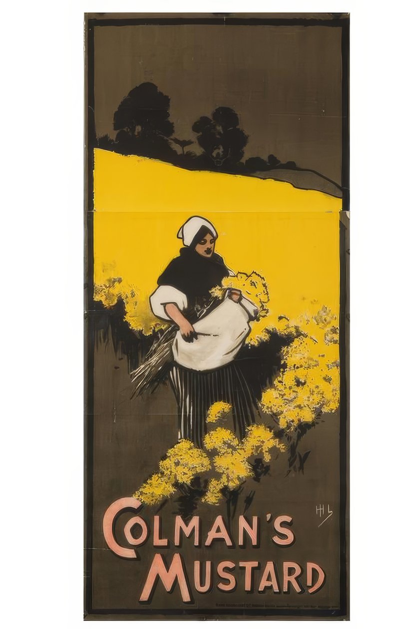 "Colmans mosterd" / J. Hassall / Poster, 1898 door John Hassall