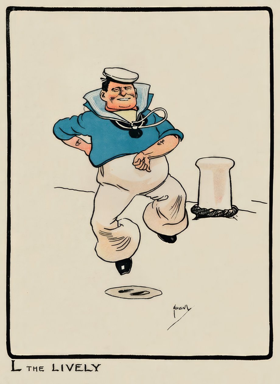 L de Levendige door John Hassall