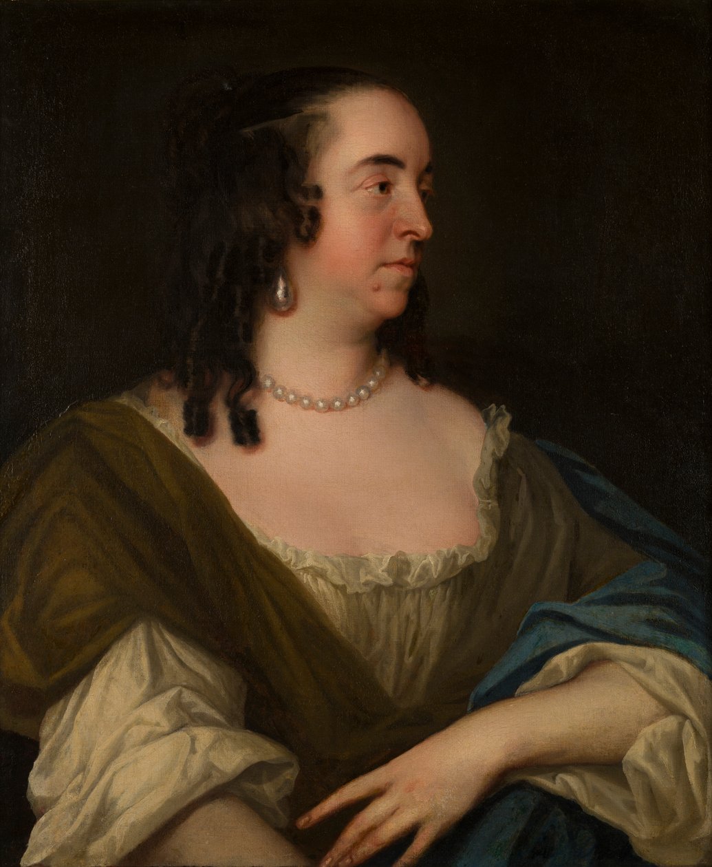 Portret van Lady Porter, ca. 1620-79 door John Hayls