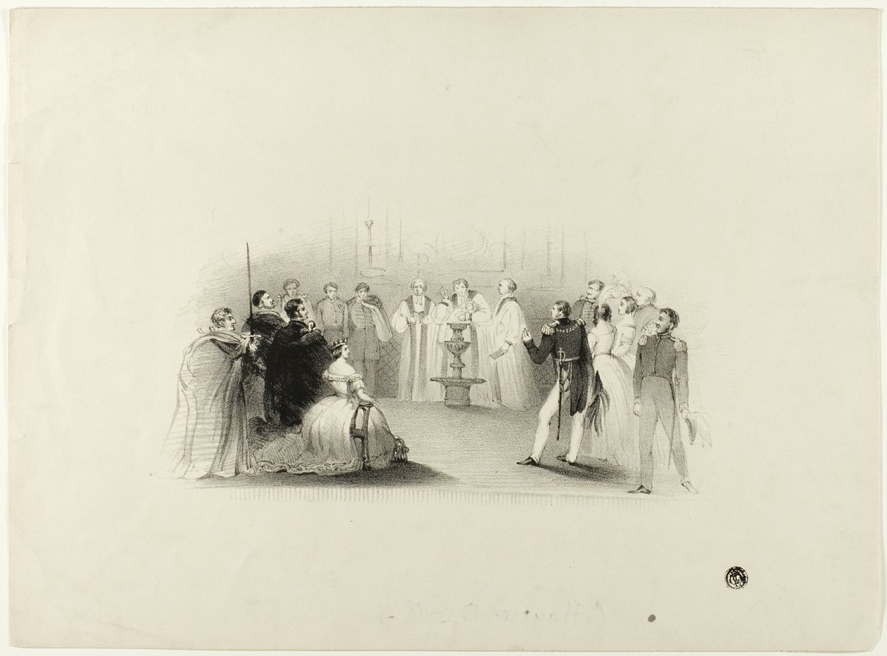 Doop van Edward VII door John Hayter