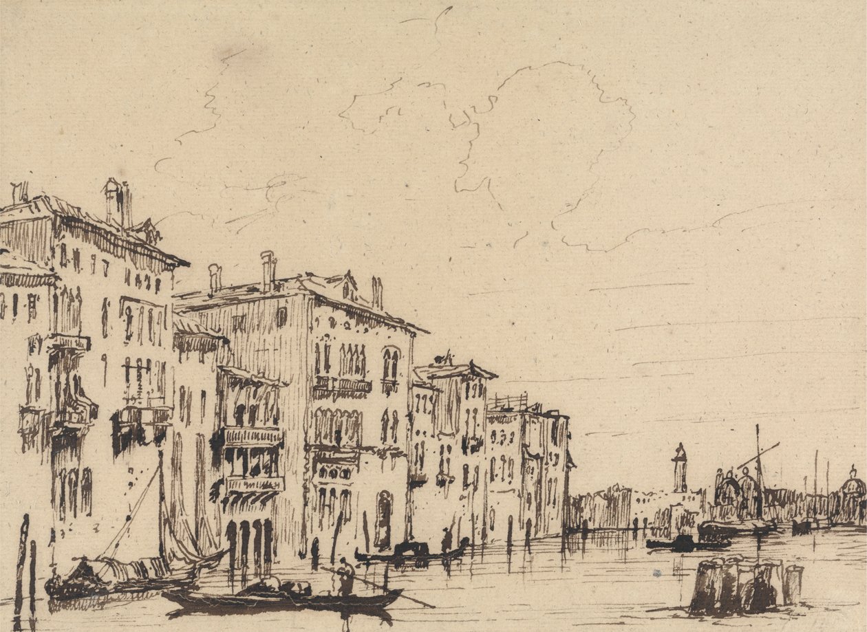 Venetiaanse scène door John Henderson