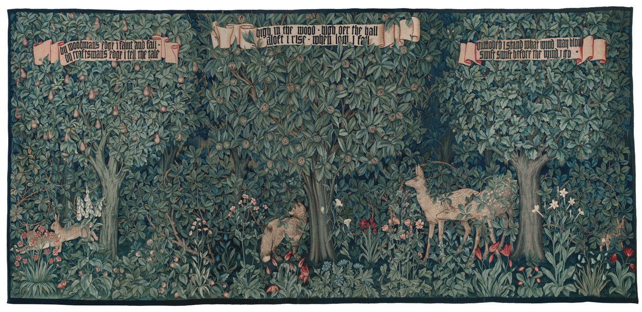 Tapijt - Groenvoorziening door John Henry Dearle