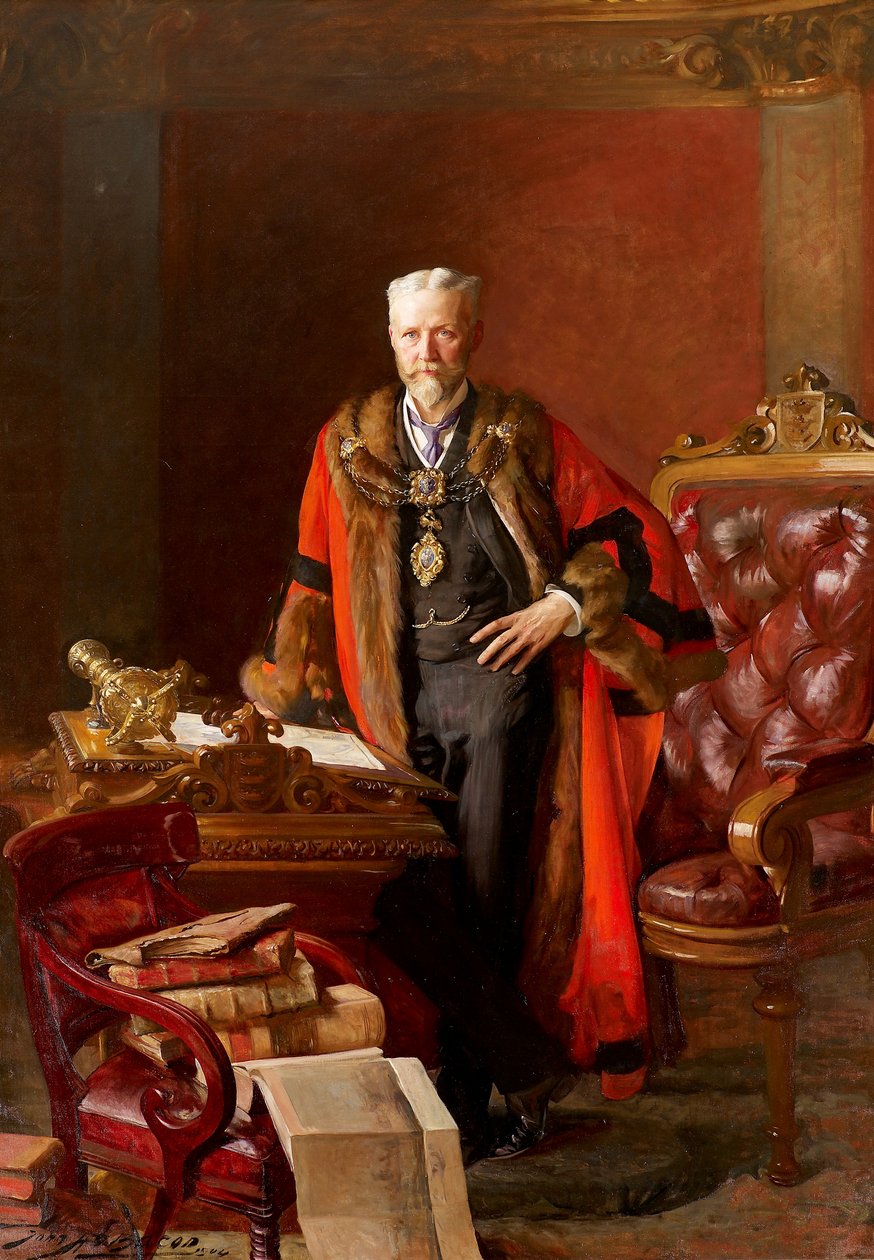 Sir William Alfred Gelder door John Henry Frederick Bacon