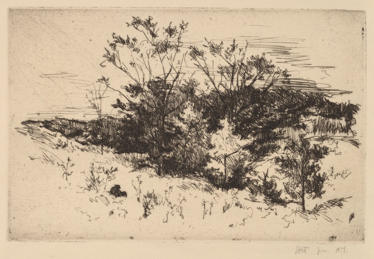 Herfst Avondale door John Henry Twachtman