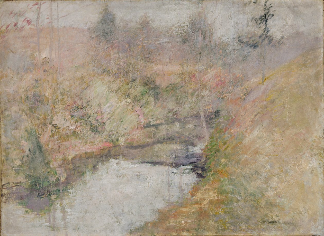 Hemlock Pool, ca. 1890-1900 door John Henry Twachtman