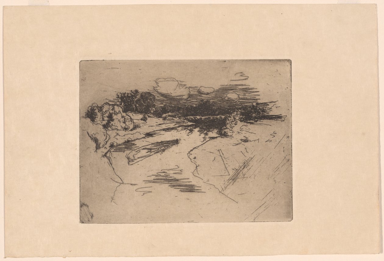 Mill Creek, Cincinnati door John Henry Twachtman