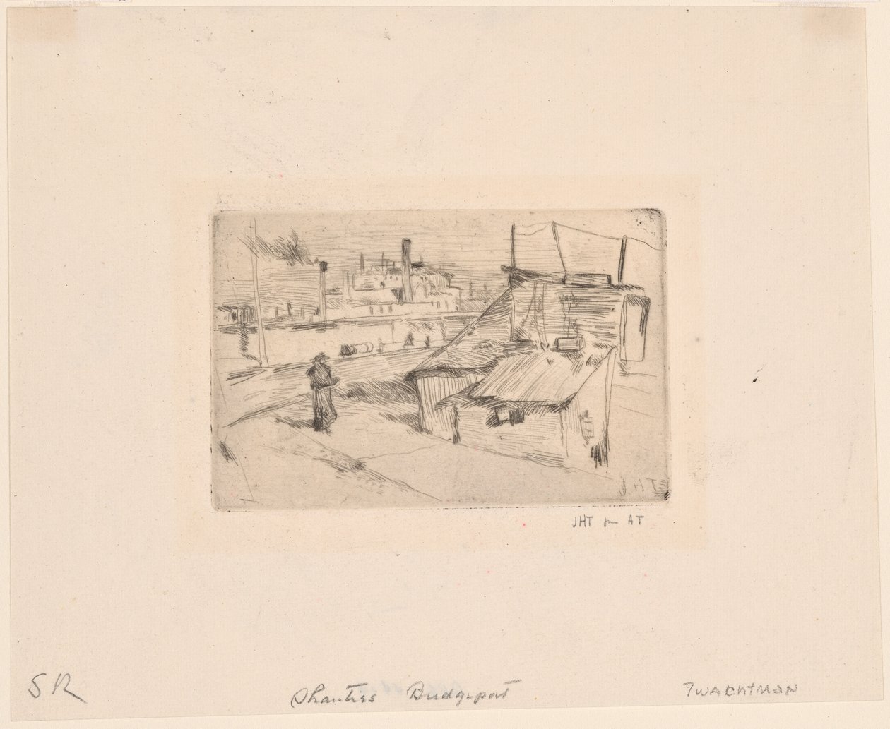 Shanties en fabrieken door John Henry Twachtman