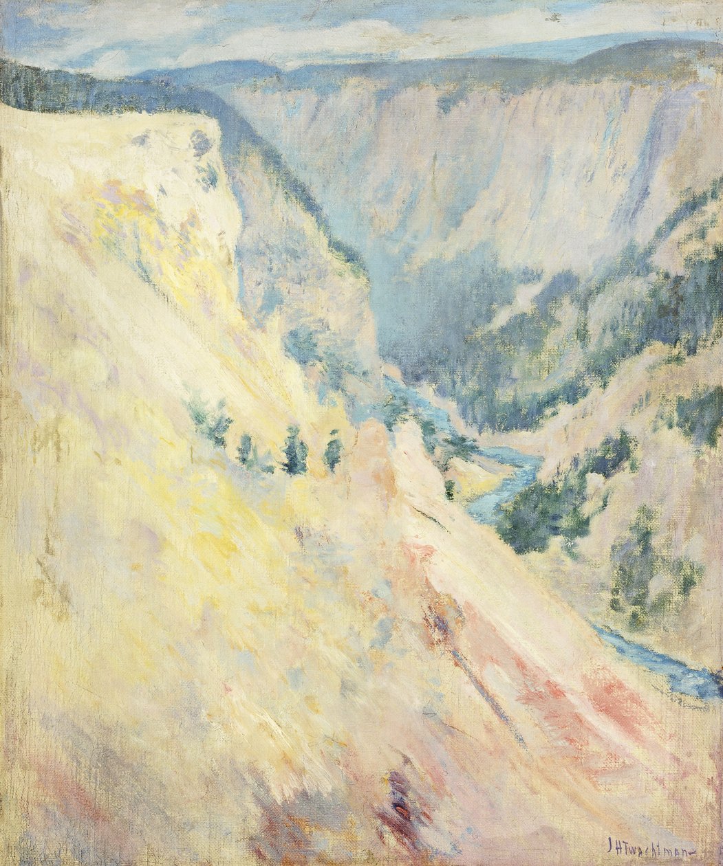 Yellowstone Park door John Henry Twachtman