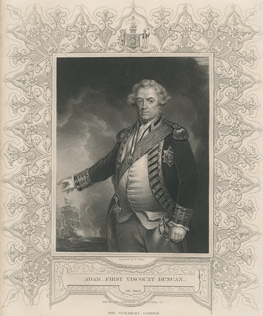 Adam Duncan, 1e Burggraaf Duncan van Camperdown door John Hoppner
