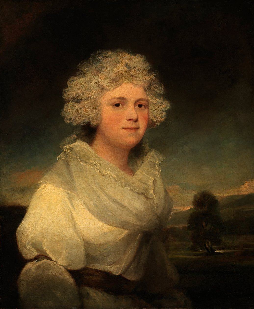 Mevrouw Abington, eind 18e-begin 19e eeuw door John Hoppner