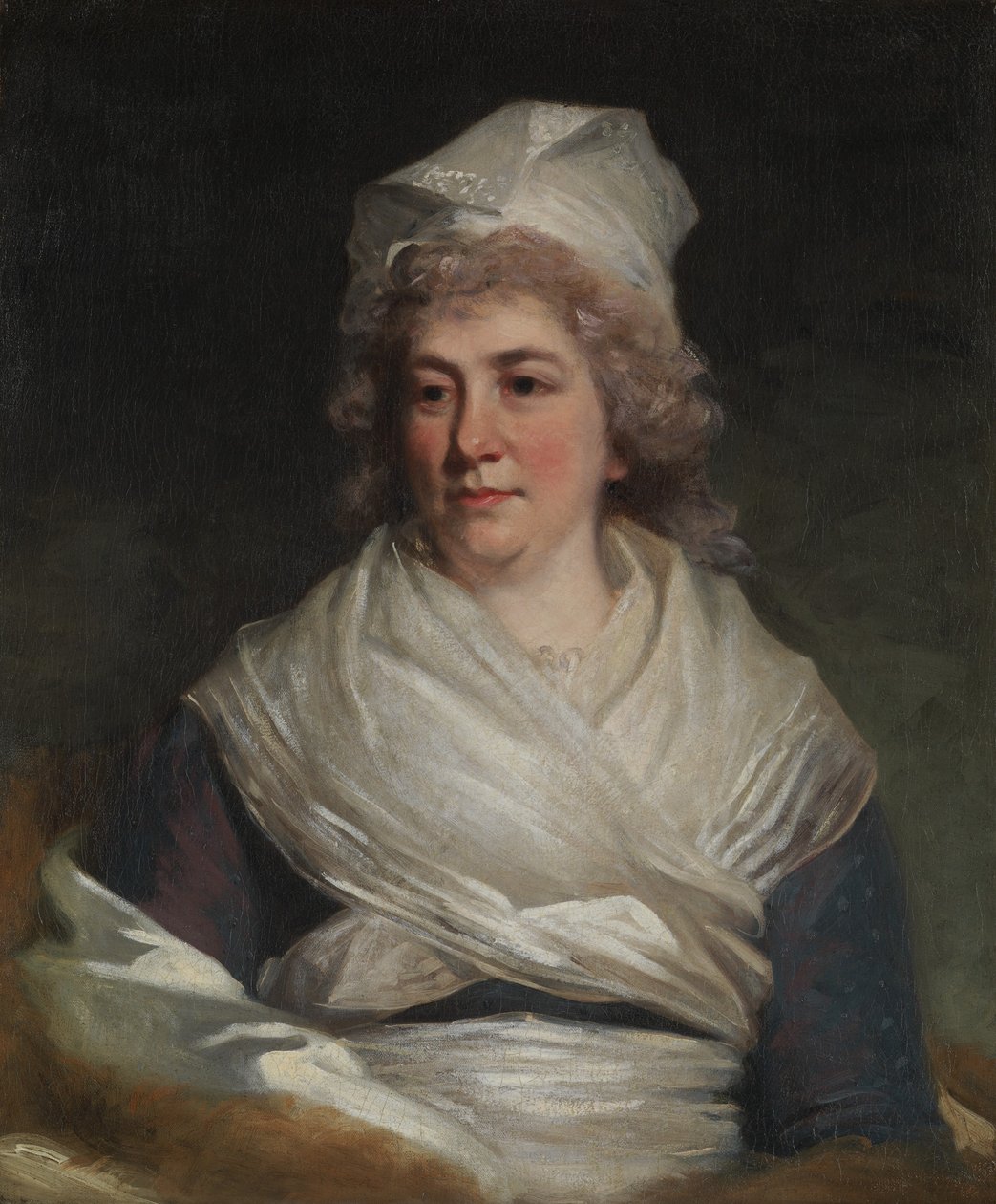 Mevrouw Richard Bache Sarah Franklin, 1743-1808, 1793 door John Hoppner