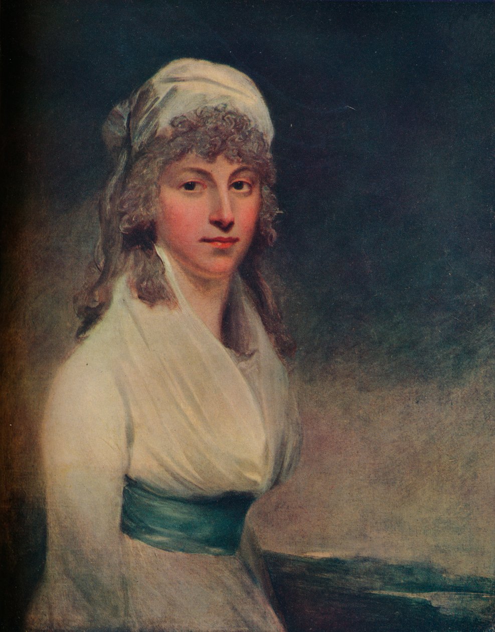 Portret van een dame, ca. 1790 door John Hoppner
