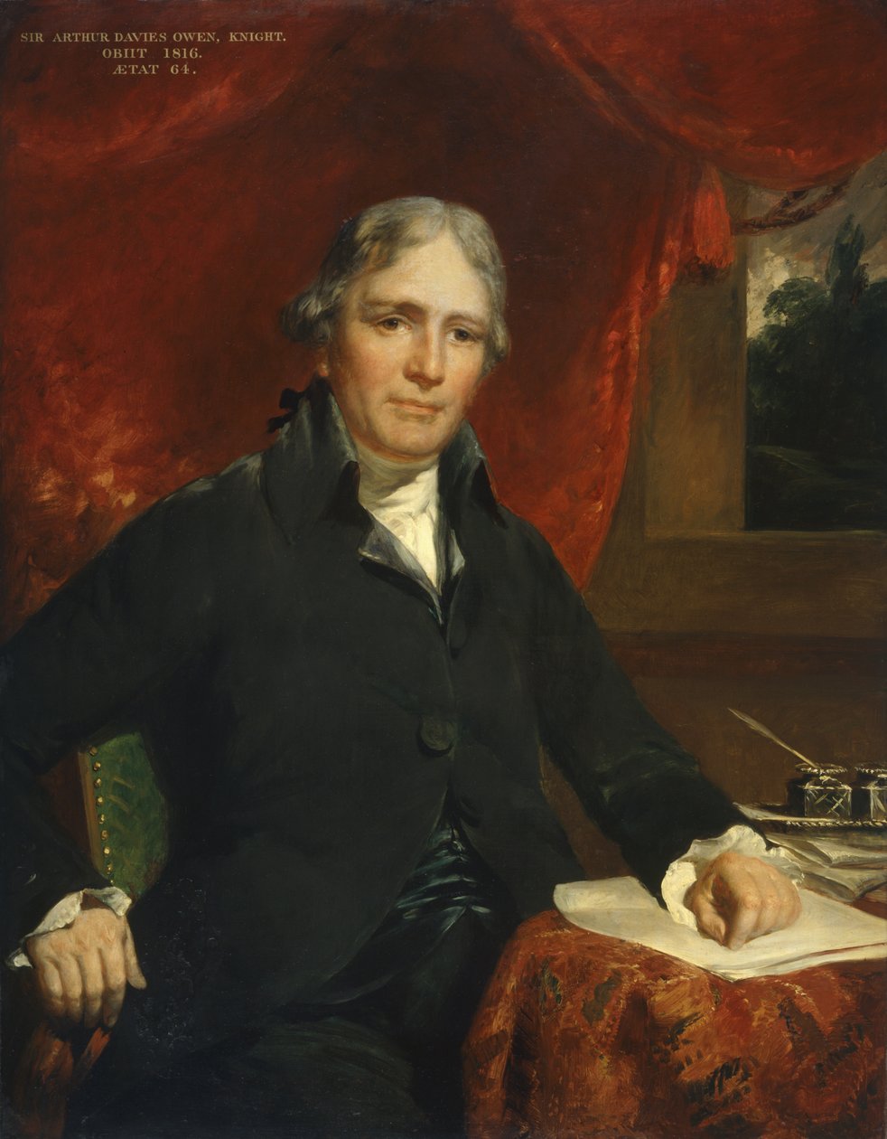Sir Arthur Davies Owen, Ridder door John Hoppner