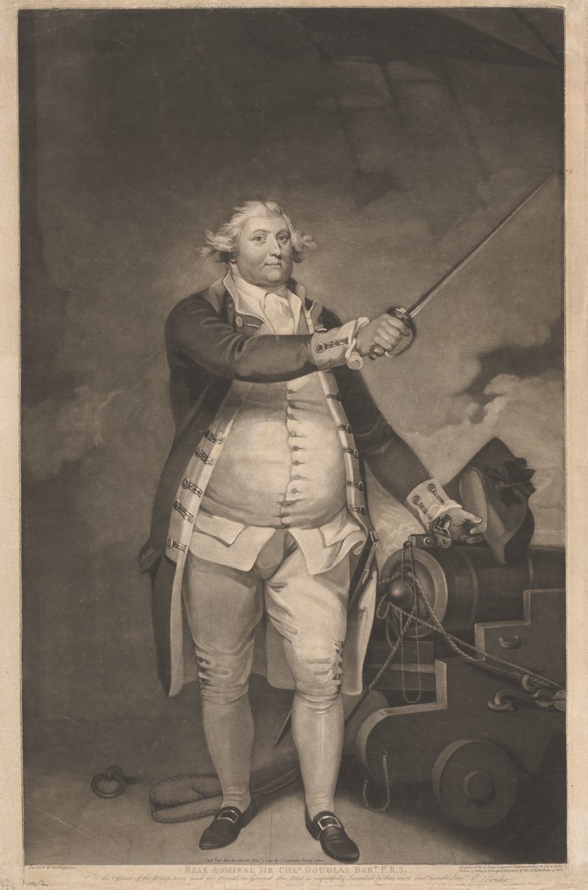 Admiraal Sir Charles Douglas door John Jones