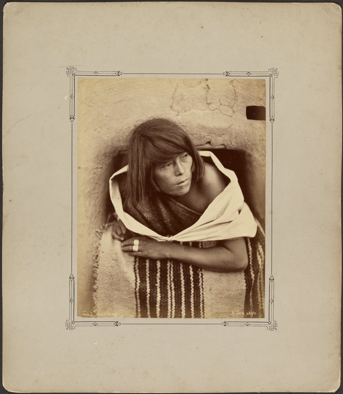 Zuni, kijken. door John K. Hillers