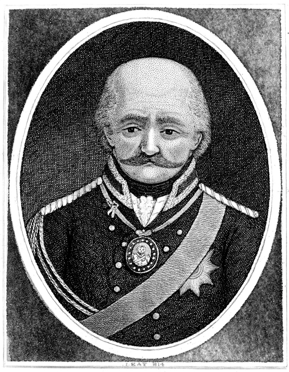Gebhard Leberecht von Blücher, Pruisische generaal, 1814 door John Kay