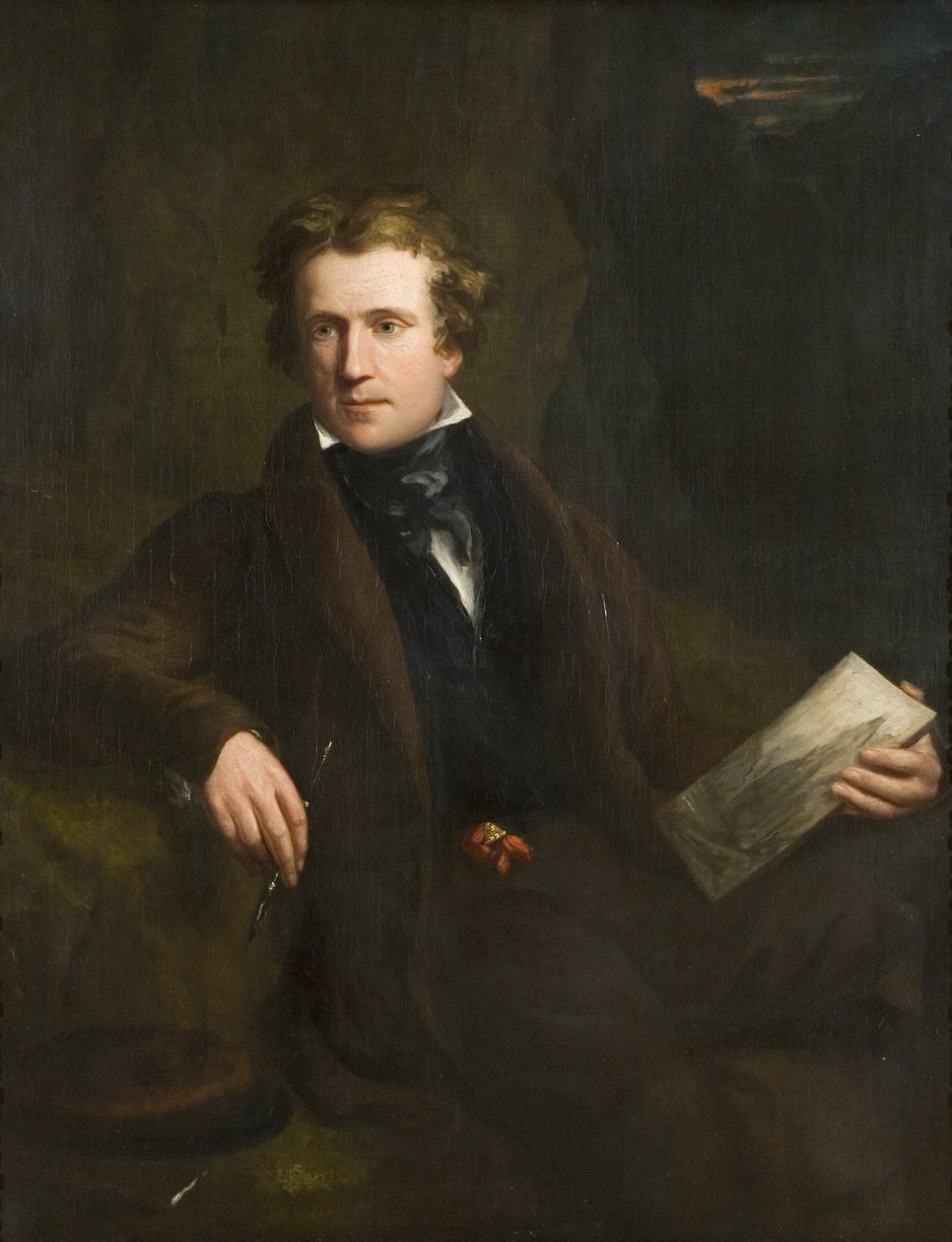 Portret van Francis Danby door John King