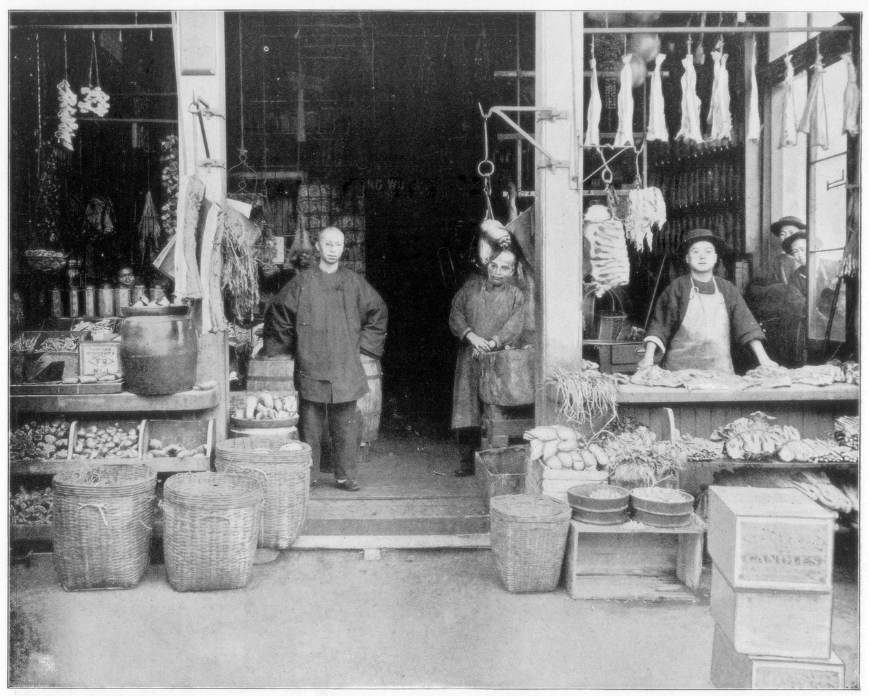 Chinatown, San Francisco, eind 19e eeuw door John L. Stoddard