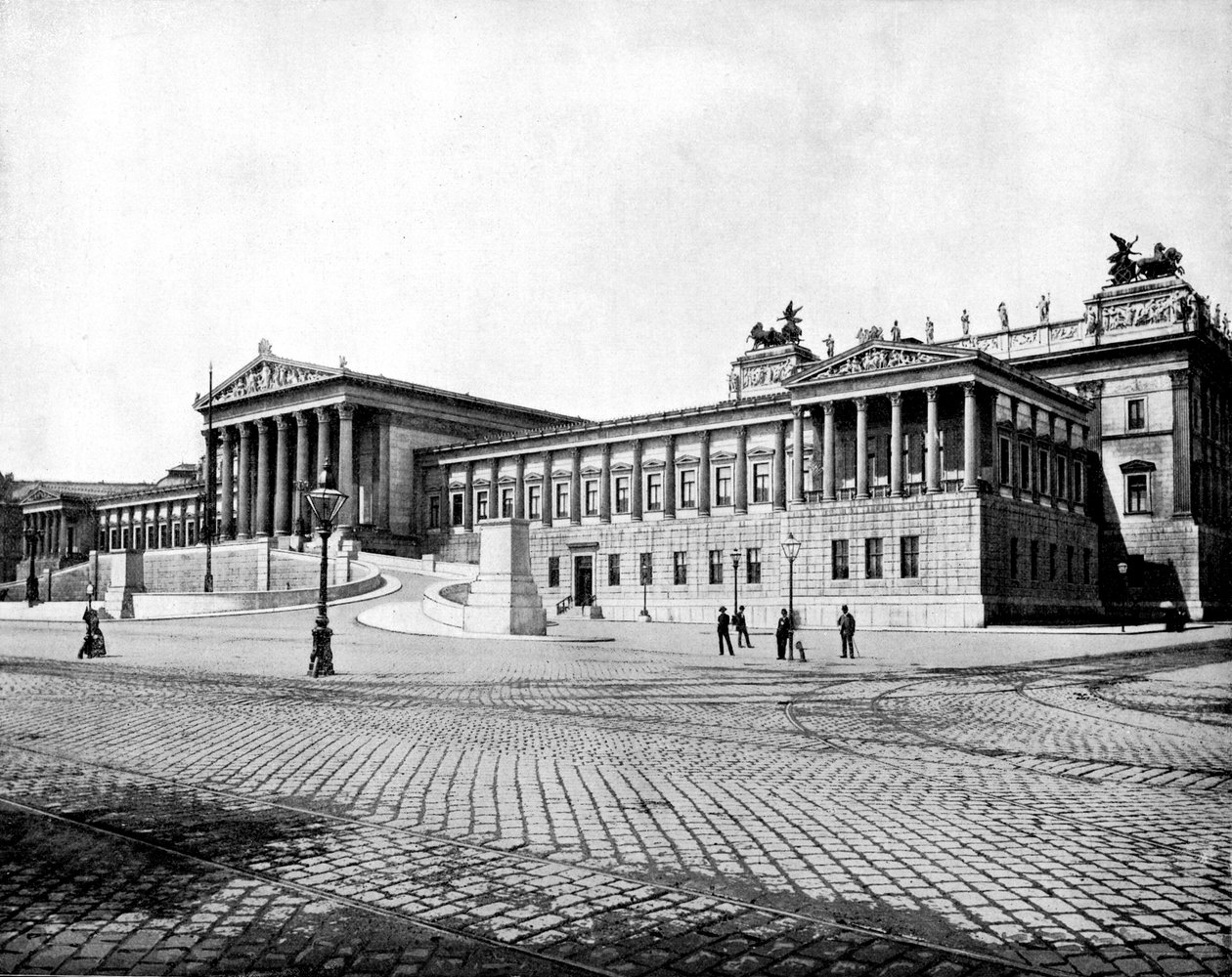 Parlementsgebouwen, Wenen door John L. Stoddard