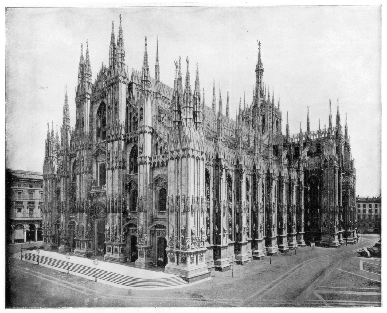 Kathedraal van Milaan, Italië, eind 19e eeuw door John L. Stoddard