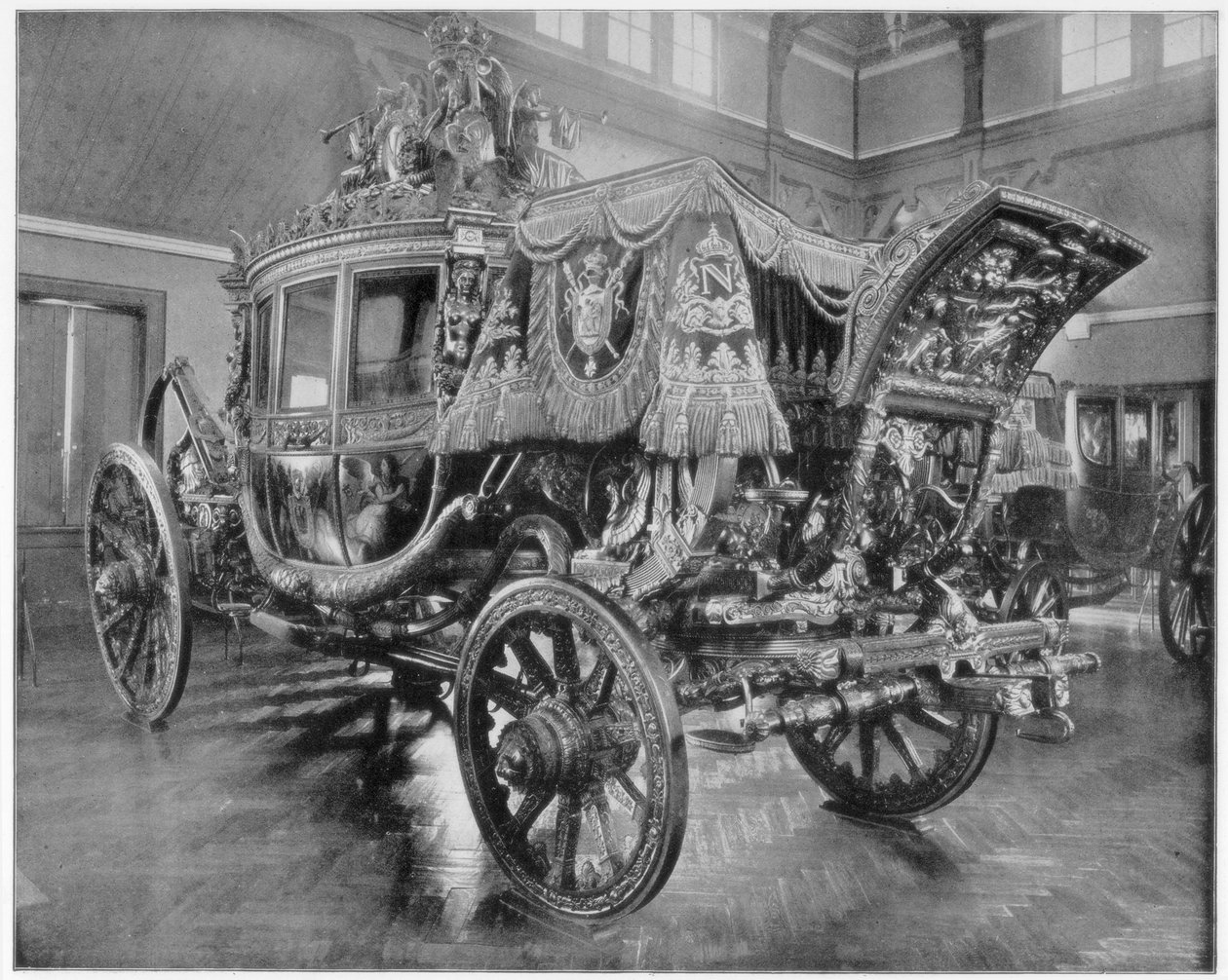 Napoleons koets, Versailles, eind 19e eeuw door John L. Stoddard