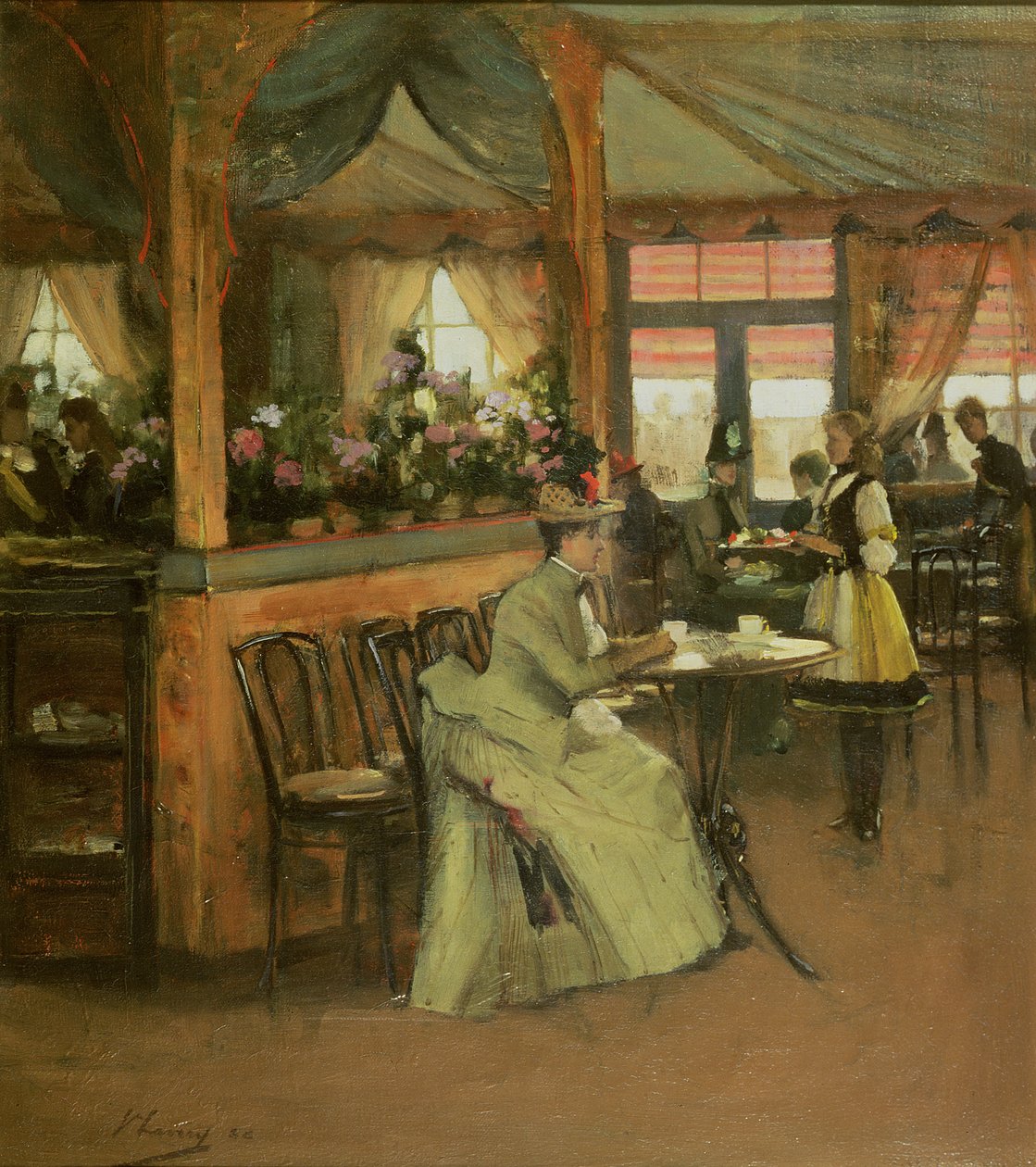 Een kopje chocolade, 1888 door John Lavery