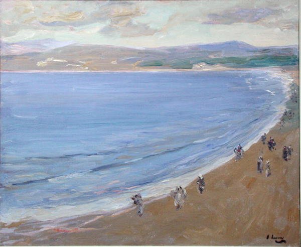 Strand, Tanger door John Lavery