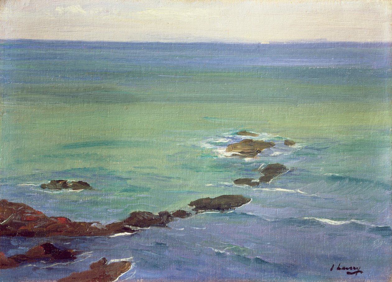 Kustscène door John Lavery