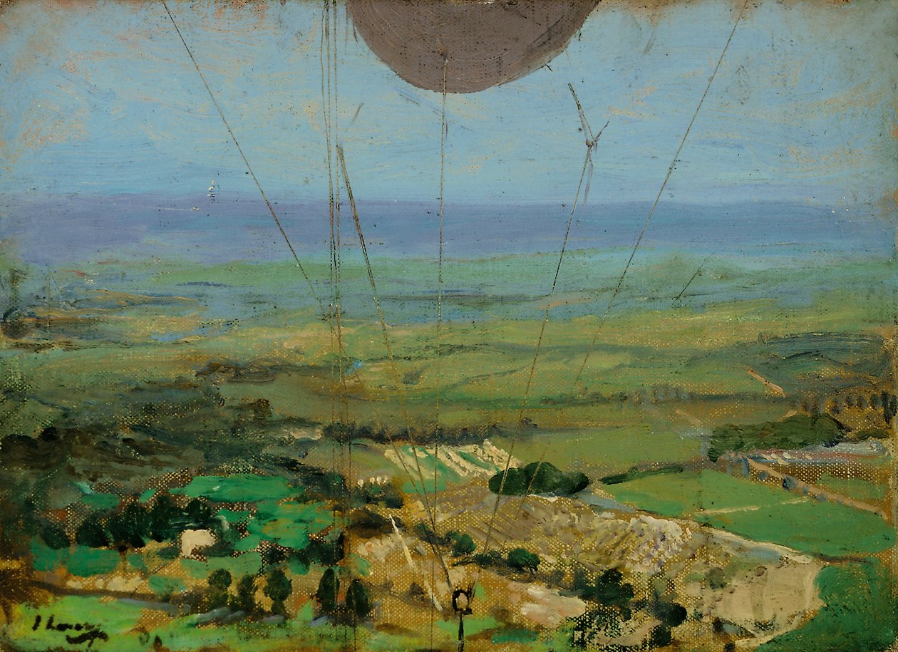 Vanuit een Vliegerballon, Roehampton door John Lavery