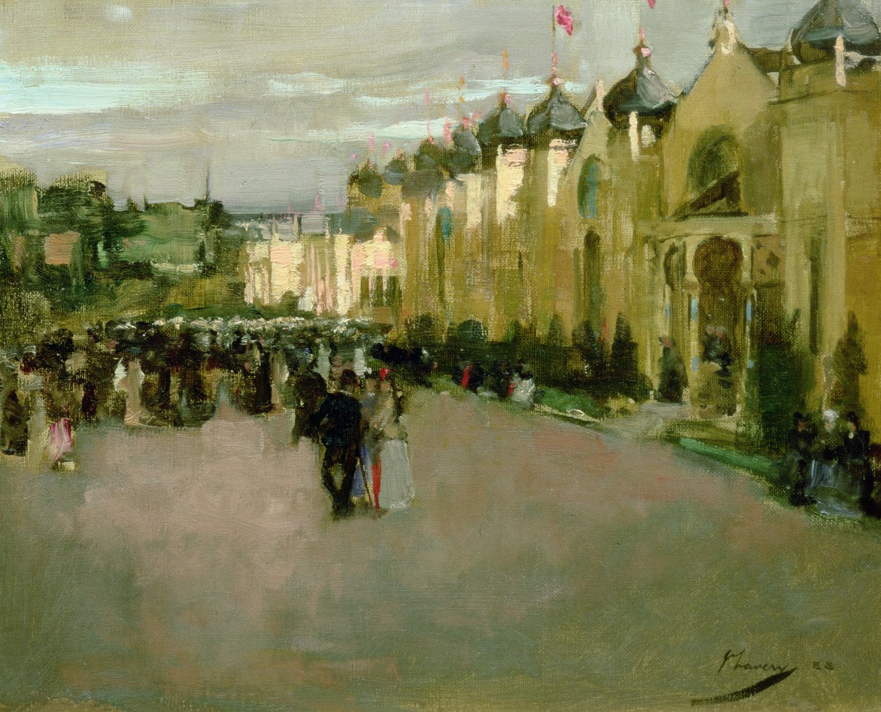 Glasgow Internationale Tentoonstelling, 1888 door John Lavery
