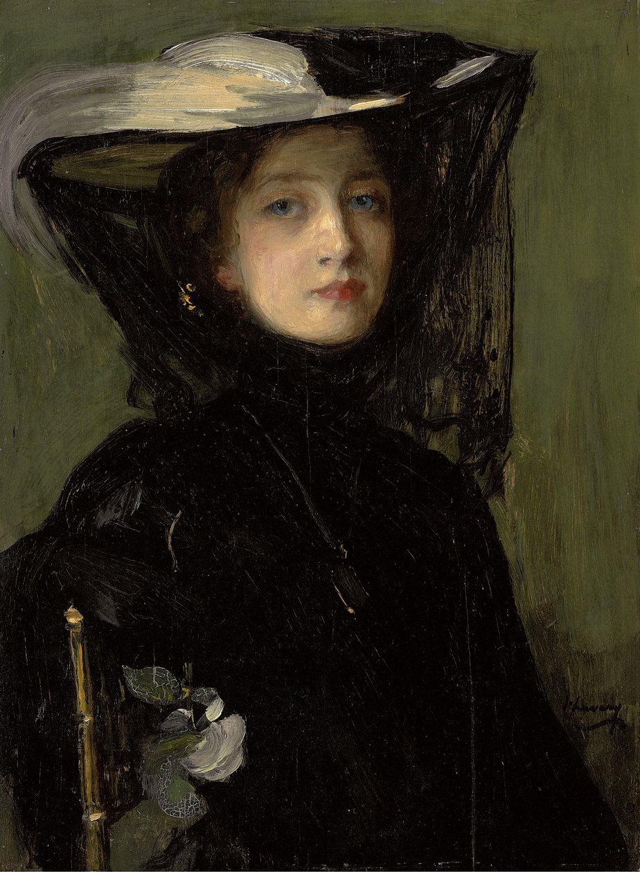 Maria in het Zwart door John Lavery