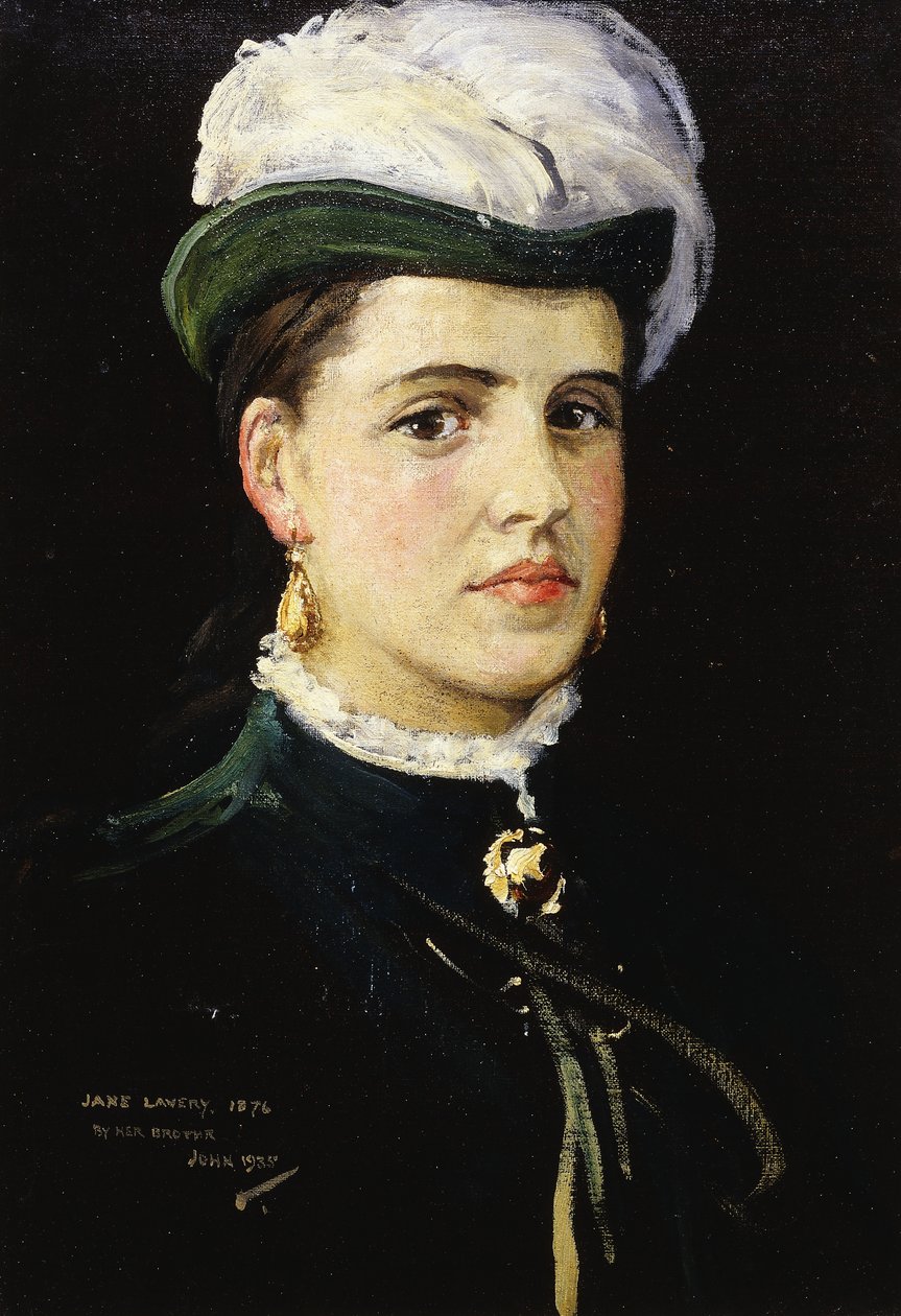 Postuum portret van Jane Lavery door John Lavery