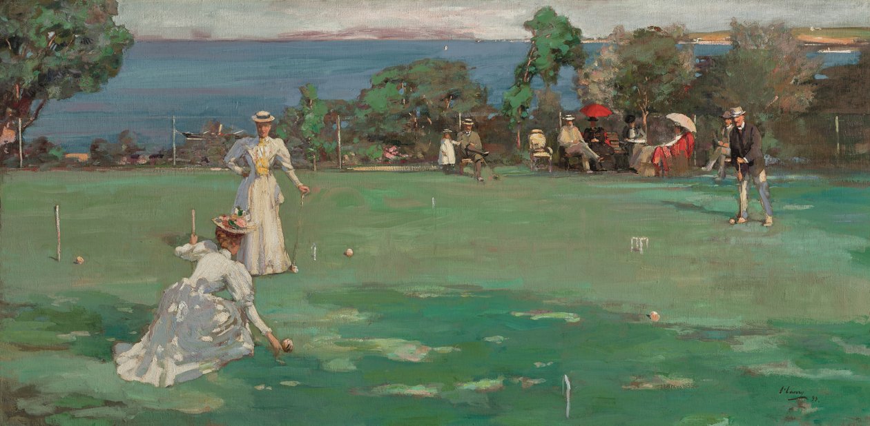 Het Croquetfeest door John Lavery